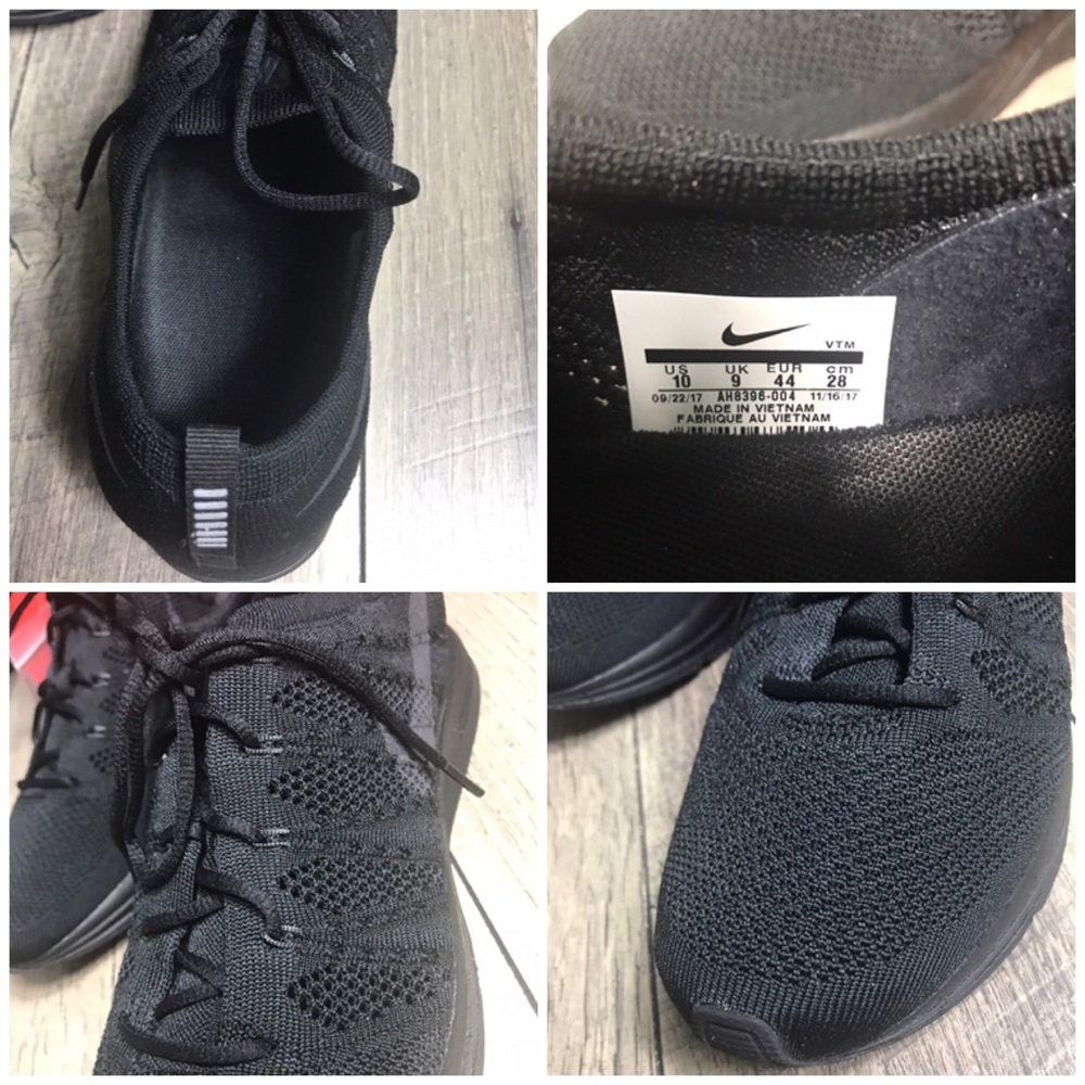 NWT Nike Flyknit Trainer Black M AUTHENTIC - Picture 8 of 8